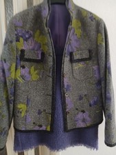 Elegante Damen Kostüm grau-