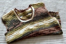 Handgestrickter Pullunder  - warm - weich -  Strickpullunder