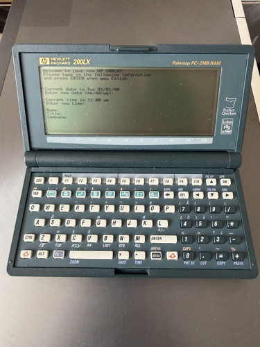 Hewlett packard 200lx 2mb - hewlett,