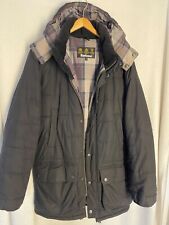 Barbour Wachjacke Hemmingford Caban wie Daunenjacke mit Kapuze Mantel Gr.S