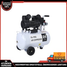 24 L Silent Druckluft Kessel Kompressor für Bohren für Sprühen 10 Bar Tragbar