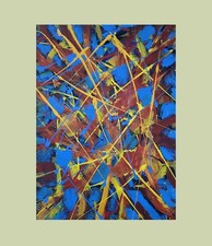 Abstraktes Bild 70x50 Gemälde