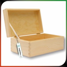 Holzkiste mit klappdeckel - mit,
