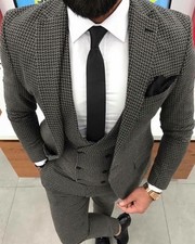 Designer business grau - grau, kariert