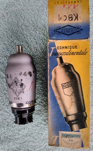 Vintage elektronenröhre typus - elektronenröhre,