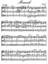 Kirchenorgel Noten Marsch Anonymus Pfeifenorgel Orgel