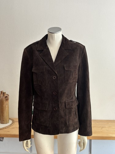 Lederjacke wildleder braun - lederjacke,
