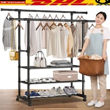 Doppel Kleiderständer auf