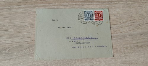 Alliierte brief wittstock - brief,