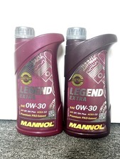 2x 1 Liter Mannol Legend Extra 0W-30 Motoröl 0W30 Motorenöl BMW LL-12FE,  MB 229