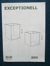 Ikea Exceptionell  20795  Aufbauanleitung für Küchenschrank