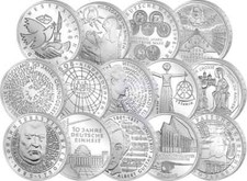 BRD Silber Gedenkmünzen  10 DM 15,5 gr 925/1000 Silber