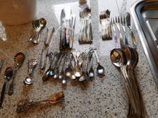 ca 6620 Gr. Silber 90/100  AL Konvolut versilbert Teils WMF 12 teilig fast kpl.