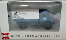 BUSCH MERCEDES UNIMOG U5023 4x4 PRITSCHE PLANE LANG + SEILWINDE, 75 JAHRE UNIMOG