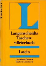 Langenscheidt Taschenwörterbücher / Latein. Lateinisch-Deutsch /Deutsch-Lateinis