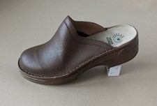 Sonderangebot - Helix Leder Clogs braun 52011-35 Lederfußbett Pantoletten neu