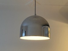 Large Chrome Ceiling Lamp