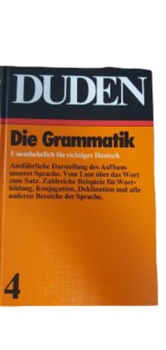 Duden die grammatik - die,