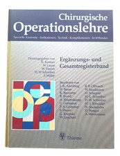 Chirurgische Operationslehre - Ergänzungs- und Gesamtregisterband - Buch Thieme