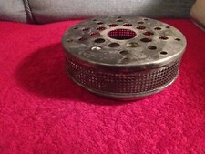 Antik Stövchen Rechaud Teelicht Warmhalteplatte Massiv Metall Art Deco alt