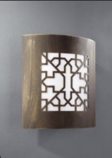 Außenwandlampe Massive Bronze