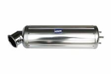 HMParts Quad ATV Bashan Shineray Jingling Auspuff Endtopf Typ 32 silber
