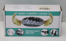 10 Pack Kindersicherung Schrank, Baby Sicherheit Schrankschloss Unsichtbar