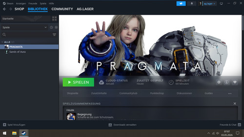 Pragmata steam und sands of - steam,