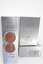 2x Kupfermünzen 1 oz + Zinn 1