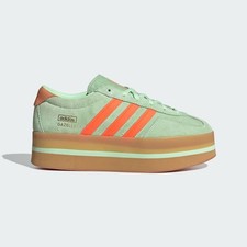 Adidas Gazelle Stack Semi Green Spark / Solar Orange / Gum (JR8180) Sneaker 