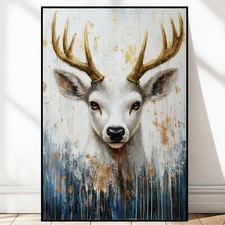 Leinwand Bild Hirsch Tiere