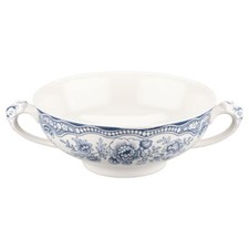 Suppentasse Crown Ducal Bristol blau
