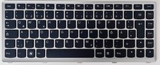 deutsche QWERTZ Tastatur für Lenovo IdeaPad U310 Serie DE NEU mit silber Rahmen