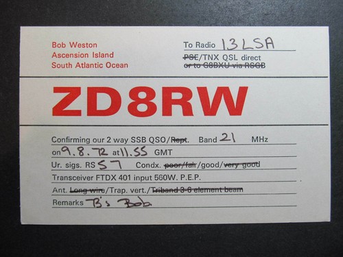 10361 amateurfunk qsl karte - qsl,