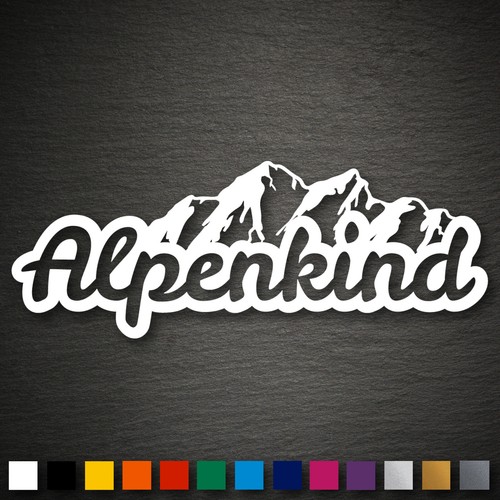14247 alpenkind aufkleber - 14247,