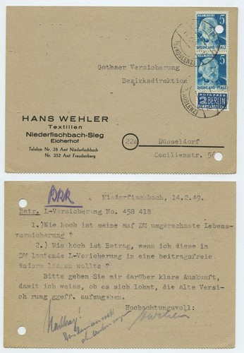 115258 postkarte hans - 115258,