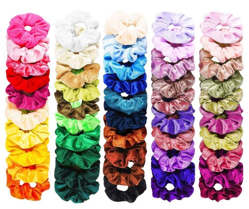 Scrunchie samt haargummi - scrunchie,