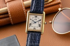 Cartier must Tank LM Silber