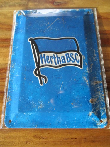 Hertha bsc berlin - hertha, blechschild