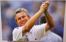Postkarte FC Schalke 04 Jupp Heynckes Trainer Sammler Fan Edition Lizenzware