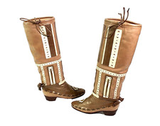 Pollini vintage damenstiefel - vintage,