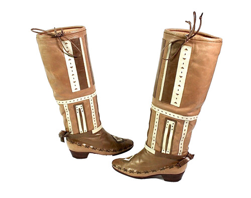 Pollini vintage damenstiefel - vintage,