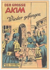 ✪ DER GROSSE AKIM #21 Wieder gefangen, Hethke COMICHEFT TOP Z0-1 NEU