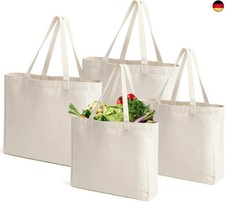 4 Stück Baumwolltasche, Groß