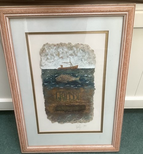 Original gerahmtes kunstwerk - original,