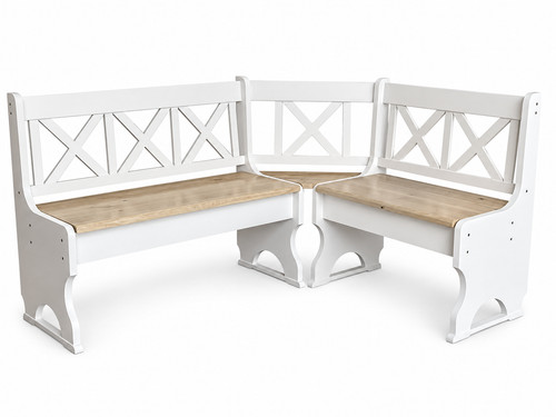 Eckbank kiefer massivholz - eckbank,