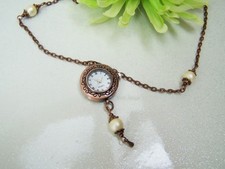 Kettenuhr zeitlos  Anhänger Halsschmuck Geschenk Geburtstag Damen Frauen Uhr