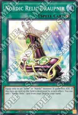 Yugioh nordic relic draupnir - relic,