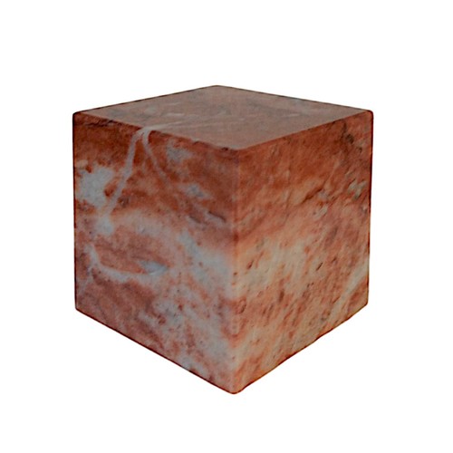 Marmor rot würfel skulptur - würfel,