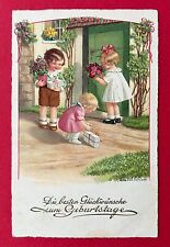 Künstler Glückwunsch AK GEBURTSTAG um 1930 Kinder von Pauli Ebner    ( 146862